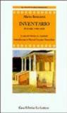 Inventario. Poesie 1948-2000