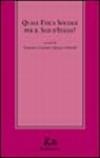 Quale etica sociale per il Sud d'Italia?