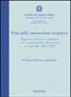 Prima della contrattazione integrativa. Rapporto sul lavoro pubblico e la contrattazione decentrata nel periodo 1995-1998