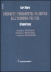 Lineamenti fondamentali di critica dell'economia politica. Grundrisse