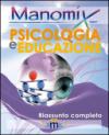 Manomix di psicologia e educazione. Riassunto completo