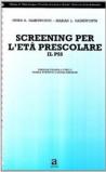 Screening per l'età prescolare. Il PSS