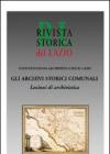 Gli archivi storici comunali. Lezioni di archivistica