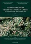 Primo repertorio dei centri storici in Umbria. Il terremoto del 26 settembre 1997