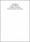 La linea e il circolo. Studio logico-filosofico sull'analogia
