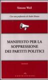 Manifesto per la soppressione dei partiti politici
