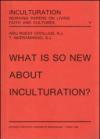 What is so new about inculturation?