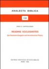 Reading Ecclesiastes. Old Testament, exegesis and hermeneutical theory