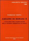 Abramo in Romani 4. L'analogia dell'agire divino nella ricerca esegetica di Paolo