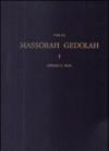 Massorah Gedolah. Iuxta codicem Leningradensem B 19a. 1: Catalogi
