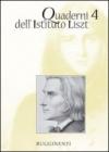 Quaderni dell'Istituto Liszt: 4