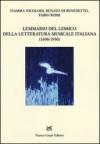 Lemmario del lessico della letteratura musicale italiana (1490-1950). Con CD-ROM