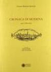 Cronaca di Modena. 1.Anni (1588-1602)