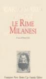 Le rime milanesi