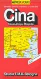 Cina. Taiwan. Corea. Mongolia 1:4.000.000