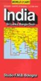 India. Sri Lanka. Bangladesh 1:2.500.000