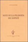 Note sulla filosofia dei sofisti
