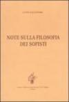 Note sulla filosofia dei sofisti