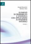Elementi di probabilità e statistica con applicazioni ai fenomeni naturali