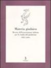 Materia giudaica. Rivista dell'Associazione italiana per lo studio del giudaismo (2003)