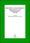 Biblioteca italo-ebraica. Bibliografia per la storia degli ebrei in Italia. 1996-2005
