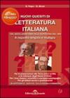 Nuovi quesiti di letteratura italiana dal neoclassicismo alla narrativa '900