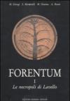 Forentum. 1.Le necropoli di Lavello