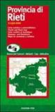 Provincia di Rieti. Carta turistica e automobilistica 1:150.000