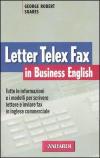 Letter telex fax in business english