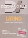 Dizionario latino. Italiano-latino, latino-italiano