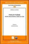 Parler poème. Henri Meschonnic dans sa voix