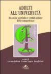 Adulti all'università. Bilancio portfolio e certificazione delle competenze