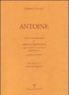 Antoine. Libretto di ricordi di Antonio Gamberucci pagliaiolo del Porto di Mezzo nel XIX secolo