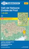Valli del Natisone. Cividale del Friuli 1:25.000