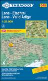 Lana-Val d'Adige-Lana-Etschtal 1:25.000