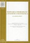 Seminari di probabilità e statistica matematica (a. a. 1995-96 e 199 6-97). Sviluppi recenti ed applicazioni della teoria dei processi aleatori