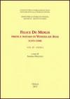 Felice de Merlis prete e notaio in Venezia ed Ayas (1315-1348). 3.Indici