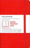 Moleskine pocket. Agenda-taccuino settimanale 2007, 12 mesi rossa copertina rigida