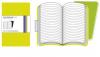 Moleskine S08626 Set da 2 taccuini a pagina bianca Volant, formato extrasmall, Verde