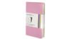 Volant pocket ruled notebook, pink