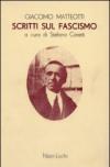 Scritti sul fascismo