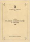Atti del Corso di orientamento (Cortona, 1996)