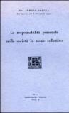 La responsabilità penale nella società in nome collettivo