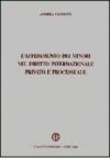 L'affidamento dei minori nel diritto internazionale privato e processuale