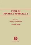 Temi di finanza pubblica: 2
