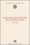 Catalogo delle lettere ad Alfonso Gatto (1942-1970)