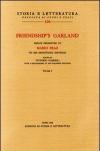 Friendship's Garland. Essay presented to Mario Praz on his seventieth birthday
