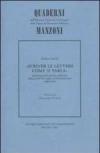 Scriver le lettere come si parla. Sondaggio sulla lingua dell'epistolario manzoniano (1803-1873)