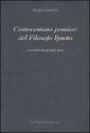 Centoventuno pensieri del filosofo ignoto