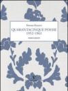 Quarantacinque poesie 1952-1961